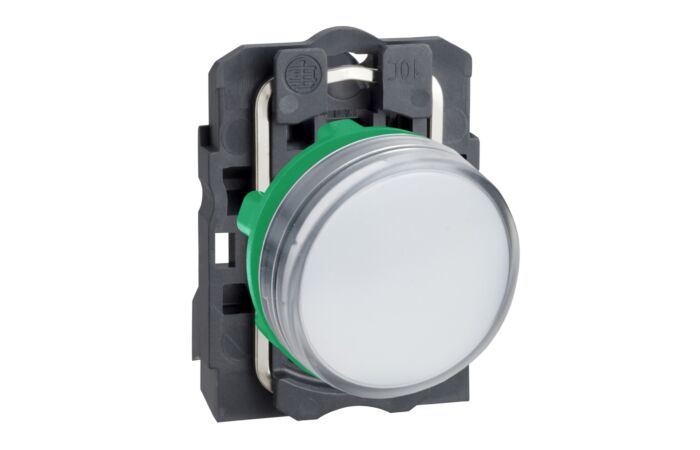 SCHNEIDER Signálka XB5AVM1 s LED 230-240V bílá