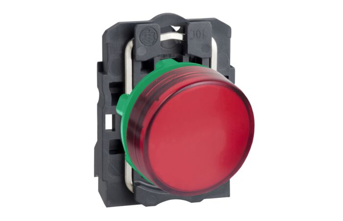 SCHNEIDER Signálka XB5AVM4 s LED 230-240V rudá