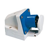 PCE Přívodka 16A/220V nástěnná 3-pólová, IP44, s víčkem