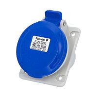FAMATEL Zásuvka 32A/230V 3-pól IP44 vestavná šikmá