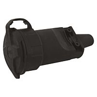 EMOS Zásuvka 250V/16A 1x2P+PE krytka pryž IP65 černá