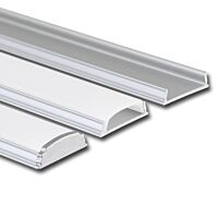 MCLED Profil AL 18x5,7mm, PI přisazený ohebný, bez difuzoru, 2m