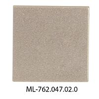 MCLED Koncovka pro RD bez otvoru stříbrná