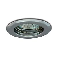 PANLUX Svítidlo PPD-R50/CH 50W GU5,3 12V halogenové podhledové pevné IP20 chrom lesklý