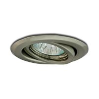 PANLUX Svítidlo VPD-R50/NB 50W GU5,3 12V halogenové podhledové výklopné IP20 broušený nerez