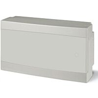 SCAME Skříň DOMINO 18TE na omítku bílé dvířka