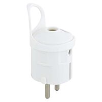 EMOS Vidlice EM-GRC-01 250V/16A přímá s ouškem IP20 bílá