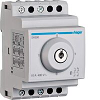 SK606 Otočný vypínač zamykatelný, 2S, 10