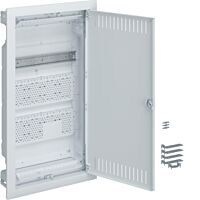 HAGER Skříň VOLTA VU36NWB, 36TE, s montážním panelem, zapuštěná, multimediální, IP30