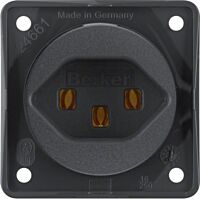 Zásuvka INTEGRO CH - typ 23 antracit mat