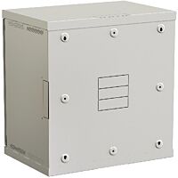 SOLARIX Rozvaděč SENSA 12U 400mm, nástěnný 19", dveře plech