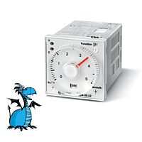 FINDER Časové relé 88.02.0.230.0002, 2P/8A, 24-230V AC/DC
