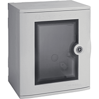 PEDRO Skříň VTR 01 OBLO 04621 24TE s průhlednými dveřmi; velikost 01 IP65