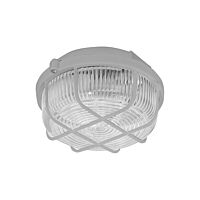PANLUX Svítidlo KRUH 100W E27 IP44 plastové šedé