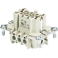 WIELAND Díl 70.300.0640.0 500V 16A pro konektor 6-pólový+PE zásuvkový