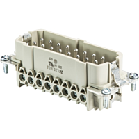 WIELAND Díl 70.310.1640.0 500V 16A pro konektor 16-pólový+PE vidlicový