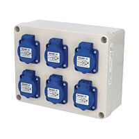 FAMATEL Skříň 3066 6x230V zásuvková