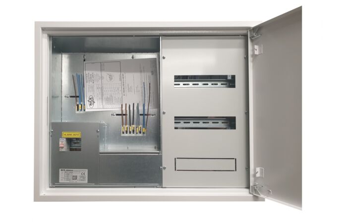 REX ELEKTRO Skříň RE 1/1 +36M bez HJ podružná část vpravo, bez hlavního jističe, ČEZ/EGD