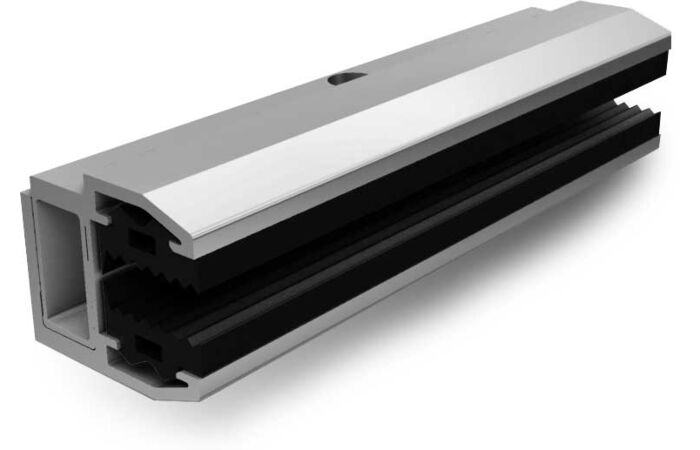 K2 SYSTEMS Svorka CLICK 6.8 100mm koncová stříbrná