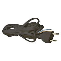 EMOS Flexo 5m PVC oválná 2x0,75 vidlice rovná černá