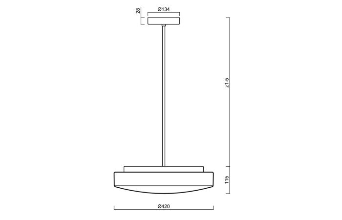 EDNA P4 LED-1L15E500ZK74/026/z1 DALI 4K#