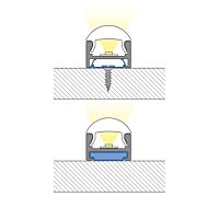 Difuzor pro PDA čirý s čočkou 2m