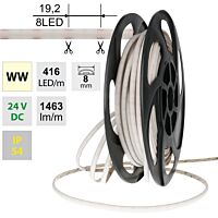 LED pásek Dot-Free WW, 416LED/m, 14W/m,