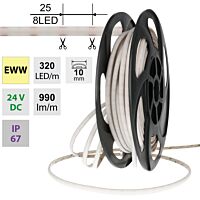 LED pásek Dot-Free EWW, 320LED/m, 10W/m,