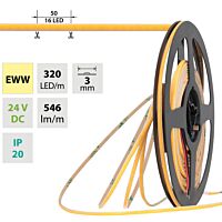 Pásek LED COB e.t.b. 6W/m 24V IP20 5m