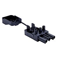 Zástrčka BCS-3T/M1-N s krytem, dvojitá k