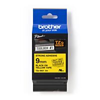 BROTHER Páska TZ-S621 9mm žlutá/černá
