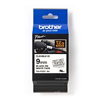 BROTHER Páska TZ-FX221 9mm bílá/černá