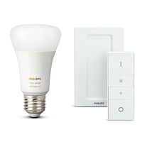 HUE Žárovka LED White Ambiance Bluetooth  8,5W-60 E27 806lm 2200K-6500K + ovladač Dimmer Switch IP20