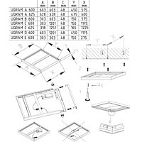 MODUS Rámeček UQRAMD600/RAL9006