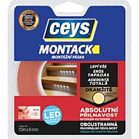 CEYS Páska MONTACK 8mm montážní oboustranná 10m