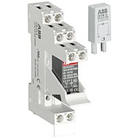 ABB Paticová reléCR-P024AC1SS62CV  1 co; 16 A; 24 V AC, komplet  1SVR405600R0010