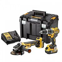 DeWALT  Sada DCD796 + DCG405 / AKU bezuhlíková kombo sada nářadí