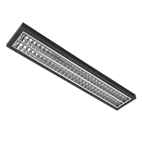 MODUS AREL5000, 2x LED , 1500mm, mřížka AL mat, přisazené/závěsné, LED 827-865, MIX WHITE