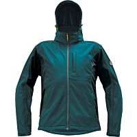 CERVA DAYBORO Bunda softshell velikost 4XL petrolej