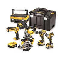 DeWALT  Sada DCD796+DCF887+DCS391+DCS331+DCL050  / Aku bezuhlíková kombo sada nářadí