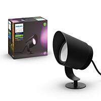 HUE Svítidlo LED LILY XL RGBW 15W 1200lm s adaptérem IP65 černá