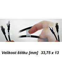 Štítek G0808851 lepicí na kabel