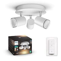 HUE Svítidlo LED Adore Bluetooth  3x5W GU10 3x350lm 2200-6500K ovladač IP44 bílá