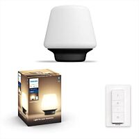 HUE Svítidlo LED Wellness Bluetooth 9,5W-60 E27 806lm 200-6500K stolní lampa ovladač IP20 bílo-černá