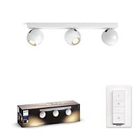 HUE Svítidlo LED Buckram Bluetooth 3x5W GU10 3x350lm 2200-6500K ovladač IP20 bílá