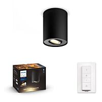 HUE Svítidlo LED Pillar Bluetooth 1x5W GU10 350lm 2200-6500K ovladač IP20 černá