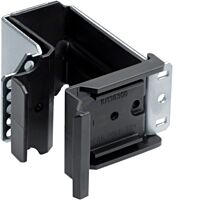 Adaptér DIN lišty umožňující vedení kabe