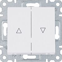 HAGER Spínač LUMINA WL0310 1-pólový žaluziový 10A 250V IP20 bílá lesk