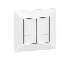 NETATMO Spínač osvětlení 752187 bezdrátový dvojnásobný 185m IP40 bílá