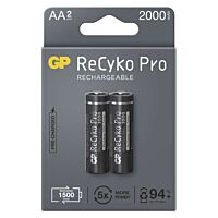 GP Baterie tužková nabíjecí RECYKO Pro 2000mAh 1,2V AA blistr 2ks